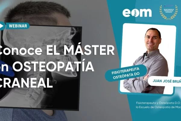Webinar sobre máster en osteopatía craneal para fisioterapeutas