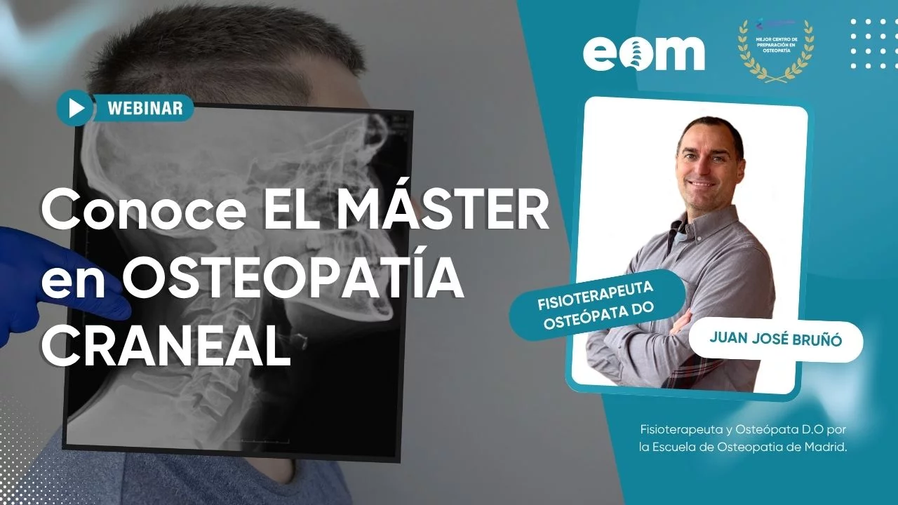 Webinar sobre máster en osteopatía craneal para fisioterapeutas