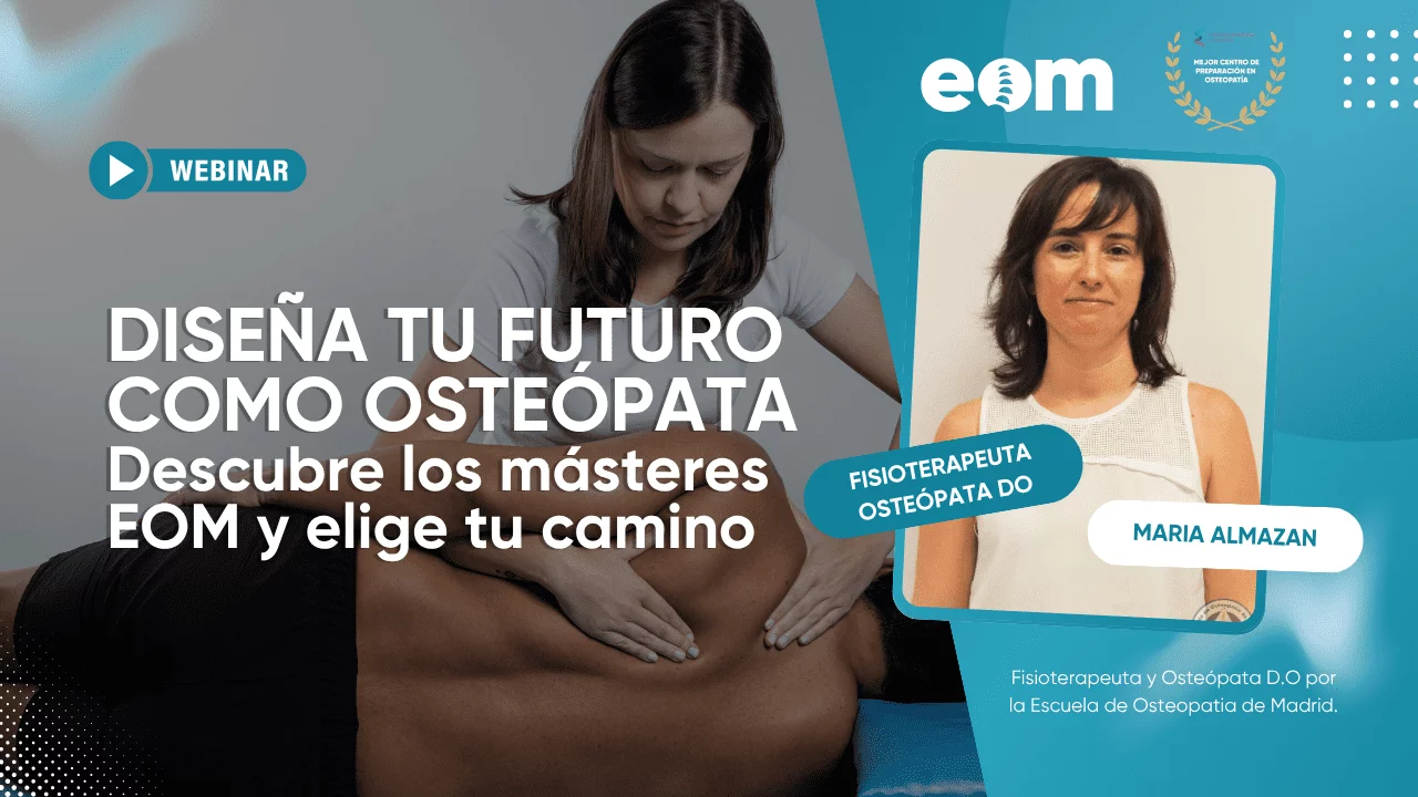 Webinar para fisioterapeutas sobre cómo estudiar osteopatía y elegir el mejor máster