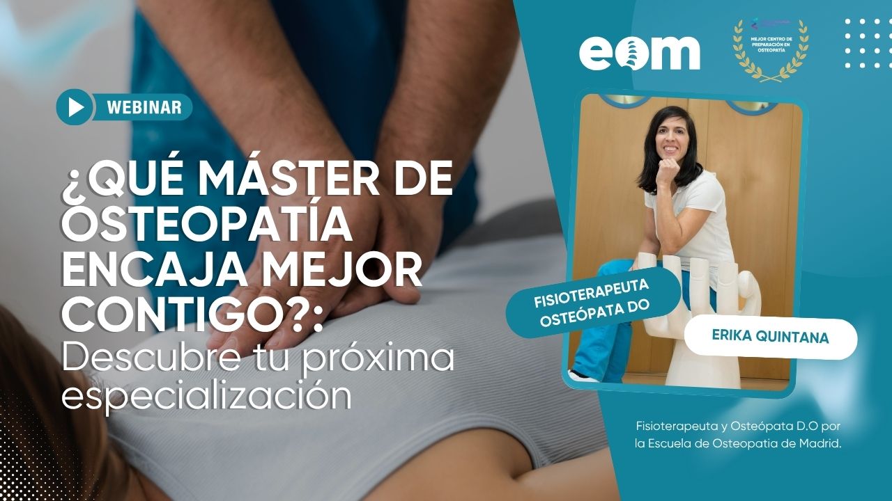 Conoce la Formación en Osteopatía | ¿Qué área de especialización encaja mejor contigo?